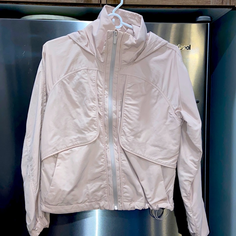 Lululemon blush color bomber jacket